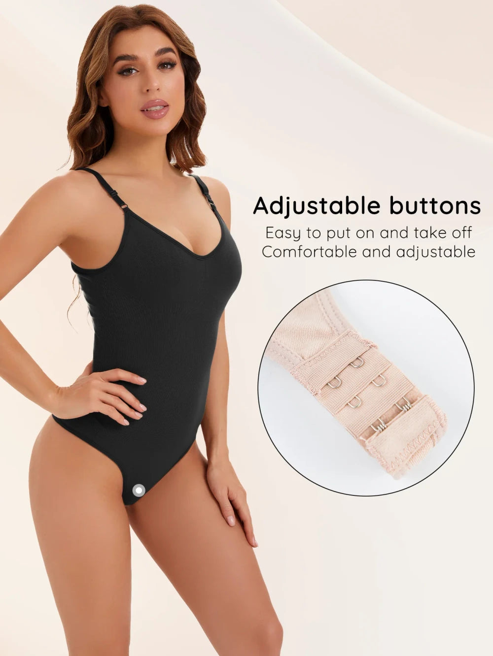 Women's Seamless Thong Bodysuit