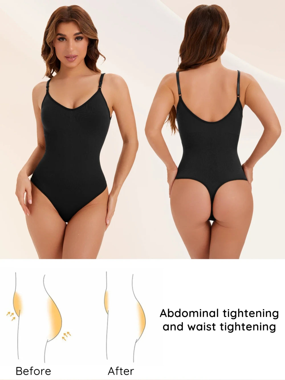 Women's Seamless Thong Bodysuit
