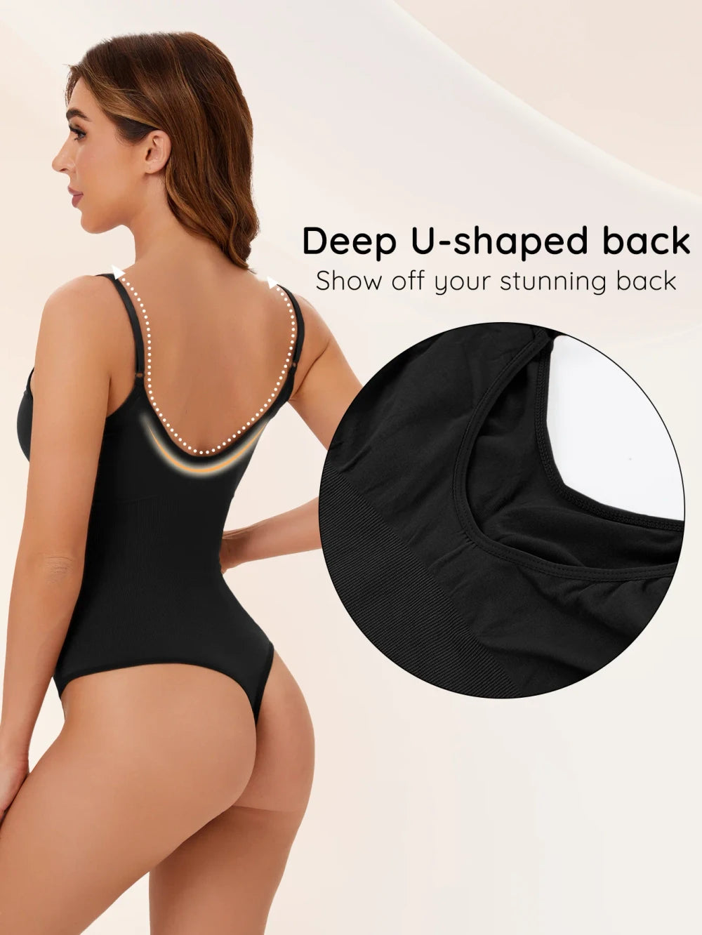 Women's Seamless Thong Bodysuit