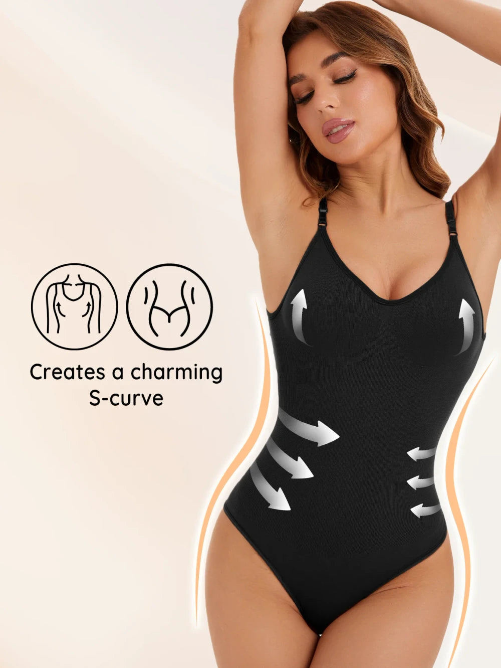 Women's Seamless Thong Bodysuit
